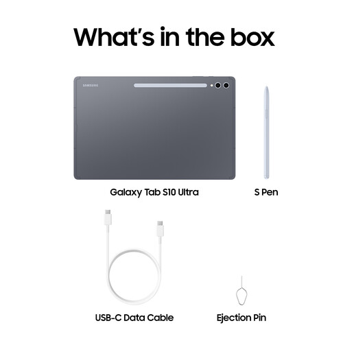 Samsung 14.6" Galaxy Tab S10 Ultra 12GB RAM, 256GB SSD Multi-Touch Tablet (Wi-Fi Only, Moonstone Gray)